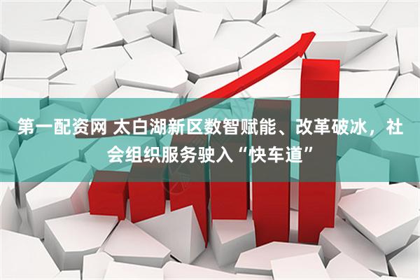 第一配资网 太白湖新区数智赋能、改革破冰，社会组织服务驶入“快车道”